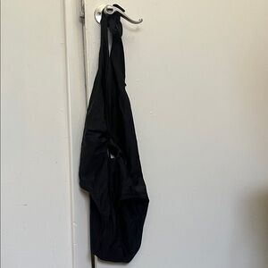 Black One-Piece Swimsuit - with hole